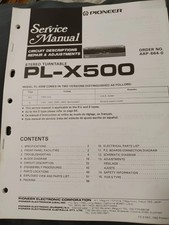 PIONEER PL-X500 Giradischi