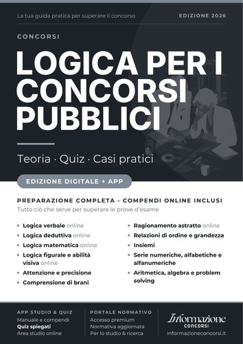 Logica per concorsi - concorsi, pubblici