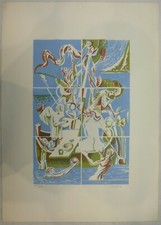 Litografia "Italia ~ Una