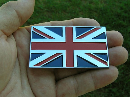 British flag car bike badge - flag,