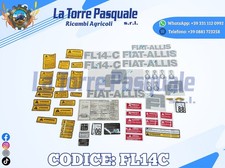 ADESIVI DECALCOMANIA TRATTORE