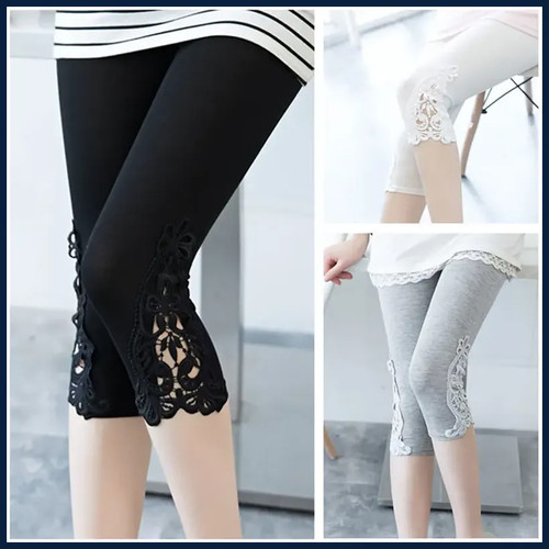 Leggings donna estivi - , pizzo