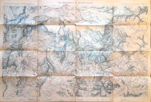 Grande carta geografica antica