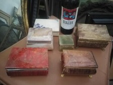 Scatole in onice di vario colore n. 6