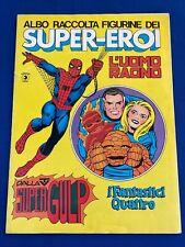 ALBUM Raccolta Figurine dei Super eroi 180/240  L'UOMO RAGNO CORNO - OTTIMO !! 