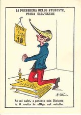 4422) Goliardi Pisani - La preghiera dello studente prima dell' esame