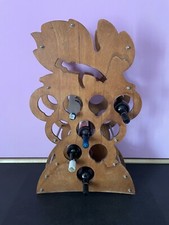 Porta bottiglie vino legno - bottiglie, in