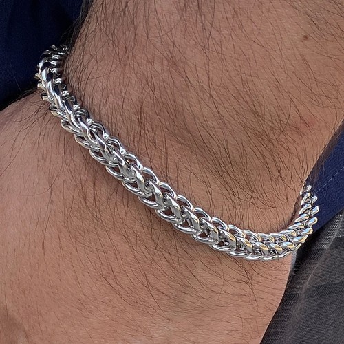 Bracciale uomo acciaio - bracciale, inox
