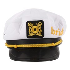  Cappello da sposa blu scuro Cappello da capitano della festa nuziale Accessorio