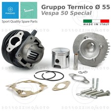 GRUPPO TERMICO CILINDRO IN GHISA PIAGGIO VESPA APE 50 Ø55 CILINDRO 90cc