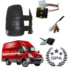 SPECCHIO RETROVISORE DESTRO MANUALE IVECO DAILY DAL 2006 AL 2014 BRACCIO CORTO