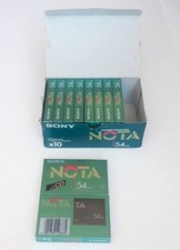 10 Audio Cassette Sony Nota 54