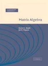Matrix Algebra (Econometric