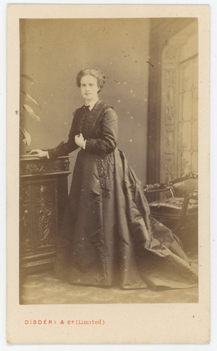 Cdv circa 1865 maria pia - cdv,