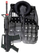 Costume Halloween Gilet SWAT
