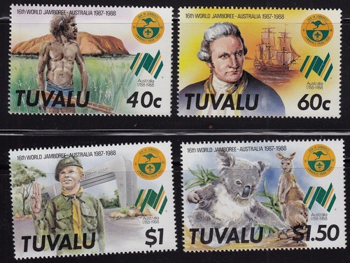 Tuvalu scott 460 463 - scott#, 460-463