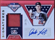 Jack Leiter ROOKIE Auto Patch