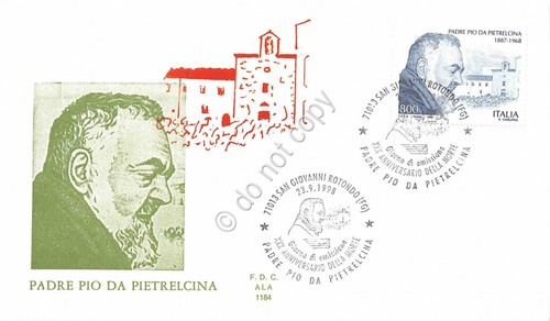 Fdc ala italia 1998 padre - fdc,