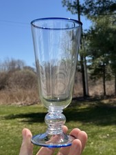 Calice vetro sfera ottica