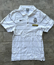 JUVENTUS Maglia Calcio Jersey NIKE Match Worn Shirt Football Polo Bianca Fiat