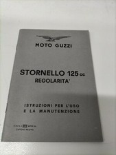 Moto Guzzi stornello 125 regolarità libretto uso e manutenzione