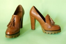 Scarpe donna Wellspring colore Marrone Misura 38  h tacco cm 11,5 Come Nuove