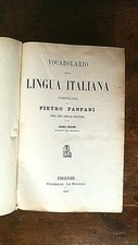 Fanfani vocabolario della - fanfani,