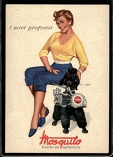 cartolina postcard I miei Preferiti Mosquito Motore Bicicletta ill. Mosca