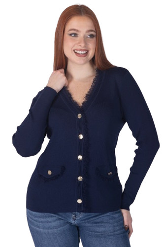 57014 cardigan frange mara - cardigan,