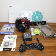 Nikon Coolpix P510 rosso 42x zoom GPS fotocamera compatta testata trasferimento iPhone