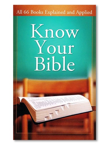 Know your bible all - your, books
