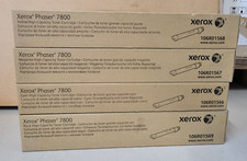 4 Toner Xerox Phaser 7800 106R01566 106R01567 106R01568 106R01569 Nuovo Confezione Originale A-Ware