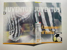 2003 Folder Filatelico Juventus Campione d'Italia Calcio 2002/2003