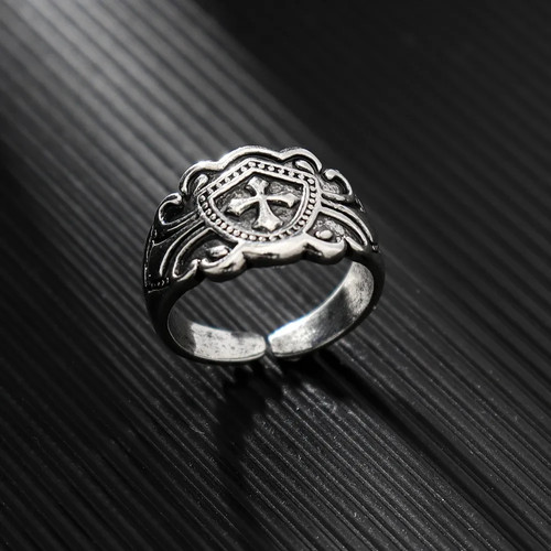 Anello uomo croce - anello,