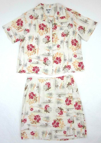 Set gonna hawaiana vintage - set,
