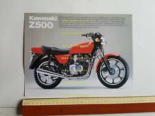 Kawasaki Z 500 depliant