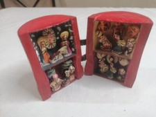 Presepe 9cm Chiudibile Realizzato A Mano 