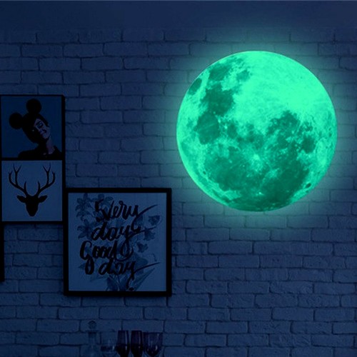 Adesivo murale luna piena - luna,