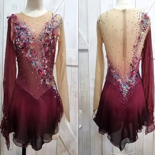 Elegante vestito pattinaggio