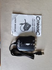 Citronic AC-1USB Audio Capture Device Usb Powered Phono Input Output DJ / Band 