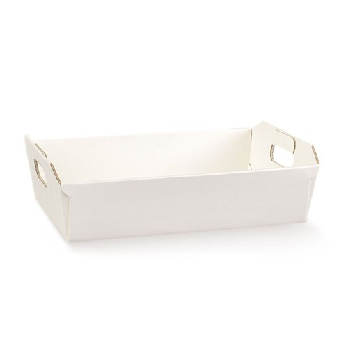 Seta bianco 40x30x12 cm - bianco,
