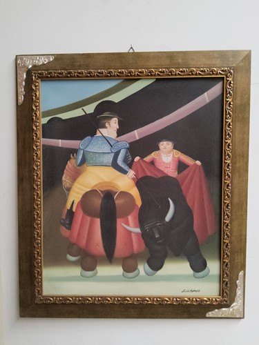 Quadro fernando botero - quadro, replica