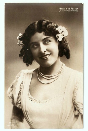 Cartolina geraldine farrar - geraldine,