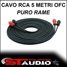 Cavo schermato RCA 5 metri no
