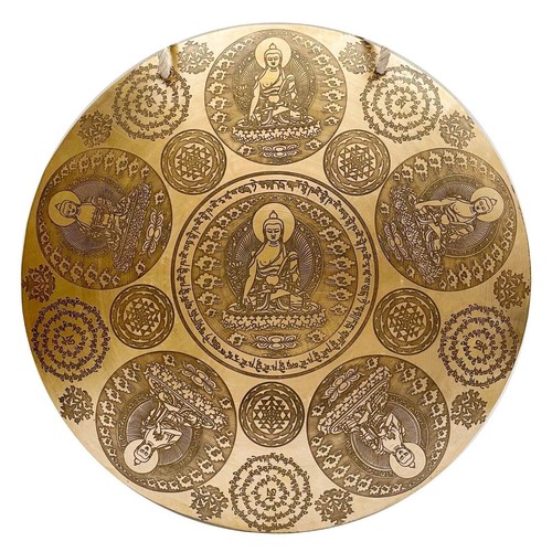 Buddha mantra intaglio - e,