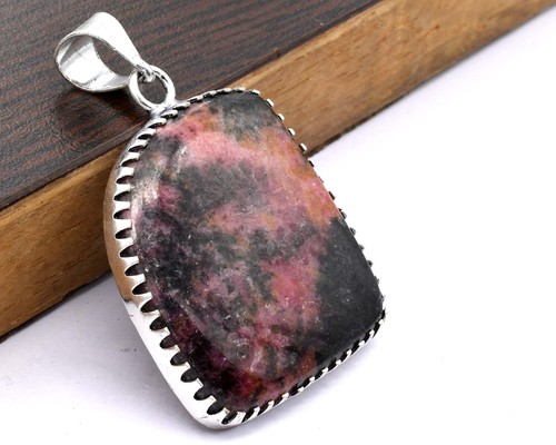 Ciondolo rhodonite etnico - rhodonite,