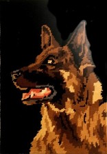 Cane pastore quadro - pastore, punto