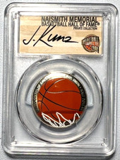 2020-S BASKET HALL OF FAME 50C PCGS PR70 DCAM PRIMO COLPO JUSTIN KUNZ