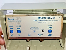 Amplificatore di antenna 3 bande separate e regolabili UHF 115DbuV VHF 113DbuV