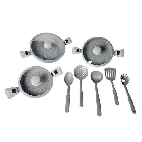 Set pezzi padelle mestoli - pezzi,